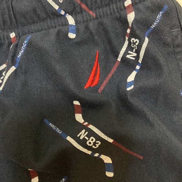 NAUTICA Men’s M sleep/PJ pants. Hockey stick logo. - Picture 3 of 5